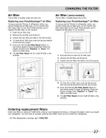 Preview for 27 page of Frigidaire FGHB2844LE2 Use & Care Manual