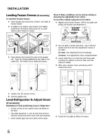 Предварительный просмотр 6 страницы Frigidaire FGHB2844LEC Use & Care Manual