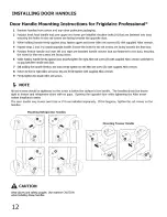 Предварительный просмотр 12 страницы Frigidaire FGHB2844LEC Use & Care Manual