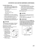 Предварительный просмотр 19 страницы Frigidaire FGHB2844LEC Use & Care Manual