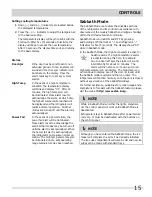 Preview for 15 page of Frigidaire fghb2844lfe Use & Care Manual