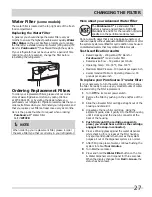 Preview for 27 page of Frigidaire fghb2844lfe Use & Care Manual