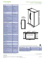 Предварительный просмотр 2 страницы Frigidaire FGHC2342L F Specifications