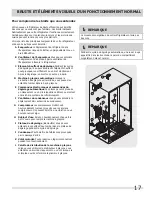 Предварительный просмотр 17 страницы Frigidaire FGHC2378LE (French) L'Utilisation Et L'Entretien