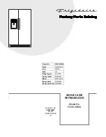 Frigidaire FGHC2399K Parts Catalog предпросмотр