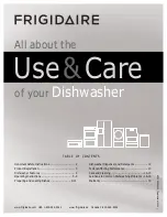 Frigidaire FGHD2455LB Use & Care Manual предпросмотр