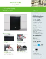 Frigidaire FGHD2461KB - Gallery - 24" Fully Integrated Dishwasher Specifications preview