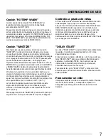 Предварительный просмотр 7 страницы Frigidaire FGHD2465NB (Spanish) Uso Y Cuidado