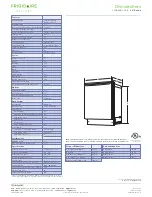 Предварительный просмотр 2 страницы Frigidaire FGHD2491LB Product Specifications