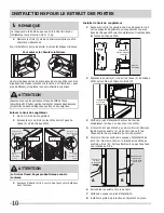 Preview for 10 page of Frigidaire FGHF2378ME (French) L'Utilisation Et L'Entretien