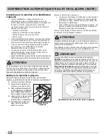 Preview for 18 page of Frigidaire FGHF2378ME (French) L'Utilisation Et L'Entretien