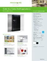 Preview for 1 page of Frigidaire FGHS2355KE Specification Sheet