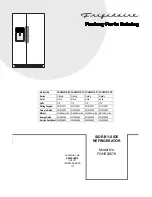 Frigidaire FGHS2367KB1 Factory Parts Catalog preview