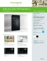 Frigidaire FGHS2368LE Product Specifications предпросмотр