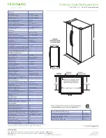 Предварительный просмотр 2 страницы Frigidaire FGHS2368LE Product Specifications