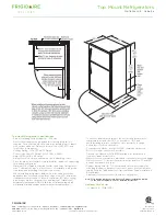 Preview for 2 page of Frigidaire FGHT1834K W Specifications