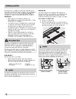 Preview for 4 page of Frigidaire FGHT1834KB (Spanish) Uso Y Cuidado