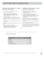 Предварительный просмотр 5 страницы Frigidaire FGIC13P3KS - Portable Induction Cooker Use & Care Manual