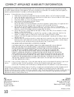 Предварительный просмотр 10 страницы Frigidaire FGIC13P3KS - Portable Induction Cooker Use & Care Manual