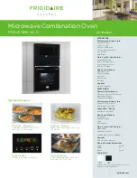 Frigidaire FGMC2765KW - Gallery 27" Microwave Combination Oven Specifications preview