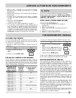 Preview for 9 page of Frigidaire FGMO205KB - Gallery 2.0 cu. Ft. Microwave (Spanish) Uso Y Cuidado