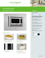 Frigidaire FGMO205KB - Gallery 2.0 cu. Ft. Microwave Specifications preview