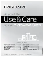 Frigidaire FGMO206NTD Use & Care Manual preview
