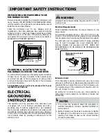 Preview for 4 page of Frigidaire FGMO206NTD Use & Care Manual