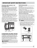 Preview for 5 page of Frigidaire FGMV153CLB Use & Care Manual