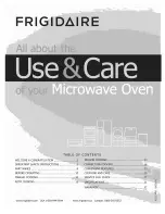 Frigidaire FGMV153CLBA Use & Care Manual preview