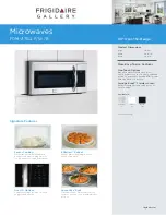 Preview for 1 page of Frigidaire FGMV175Q Brochure & Specs