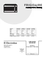 Frigidaire FGMV185KBB Factory Parts Catalog preview