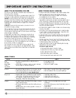 Preview for 6 page of Frigidaire FGMV205KB Use & Care Manual