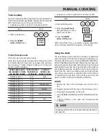 Preview for 11 page of Frigidaire FGMV205KB Use & Care Manual