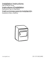 Frigidaire FGQ1442ES2 Installation Instructions Manual preview