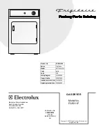 Frigidaire FGR311F Factory Parts Catalog предпросмотр