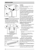 Предварительный просмотр 6 страницы Frigidaire FGRU19F6QFA Use & Care Manual