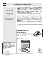 Preview for 2 page of Frigidaire FGS365E Use & Care Manual