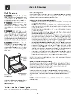 Preview for 14 page of Frigidaire FGS365E Use & Care Manual