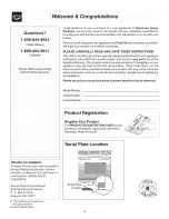 Preview for 2 page of Frigidaire FGS365EBE Use & Care Manual