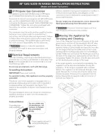 Preview for 5 page of Frigidaire FGS367EBA Installation Instructions Manual