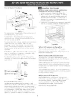 Preview for 8 page of Frigidaire FGS367EBA Installation Instructions Manual