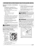 Предварительный просмотр 17 страницы Frigidaire FGUB2642LE (French) L'Utilisation Et L'Entretien