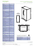 Preview for 2 page of Frigidaire FGUS2645LF Product Specifications