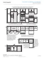 Preview for 6 page of Frigidaire FGWD3065PF Product Dimensions