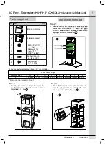 Frigidaire FHP10X60LS Mounting Manual preview