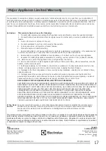 Preview for 17 page of Frigidaire FHPC082AC1 Use & Care Manual