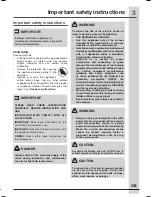 Предварительный просмотр 3 страницы Frigidaire FHWC3060LSA Use & Care Manual