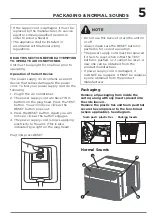 Preview for 5 page of Frigidaire FHWH082WA1 Use & Care Manual