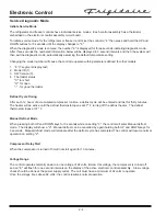 Preview for 12 page of Frigidaire FKCH17F7HW Technical & Service Manual